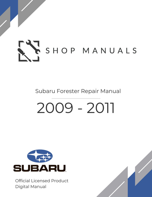 2009-2011 Subaru Forester Repair Manual