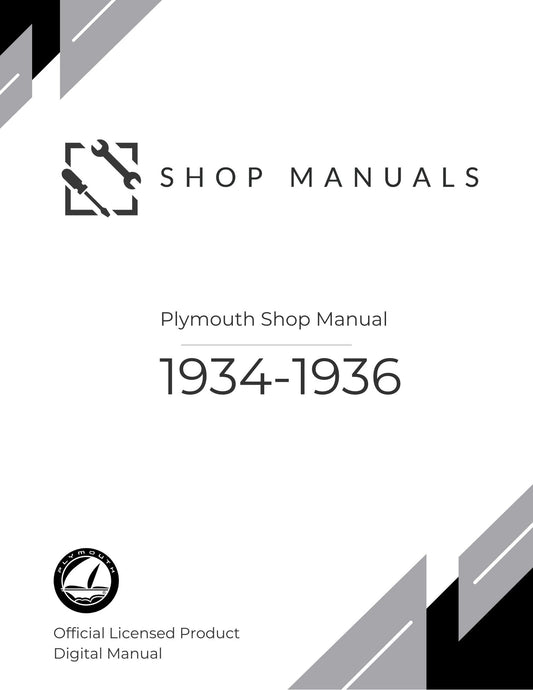 1934-1936 Plymouth Shop Manual
