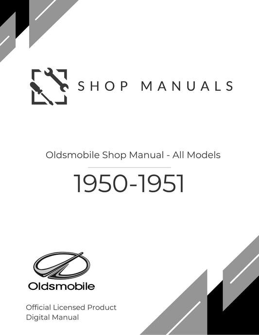 1950-1951 Oldsmobile Shop Manual - All Models