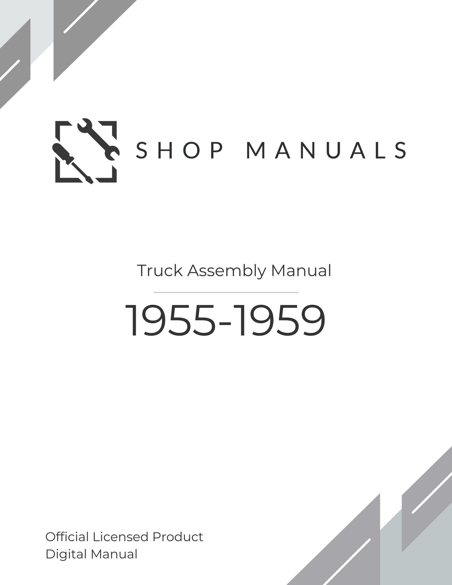 1955-1959 Truck Assembly Manual