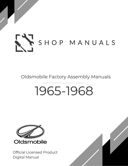1965-1968 Oldsmobile Factory Assembly Manuals