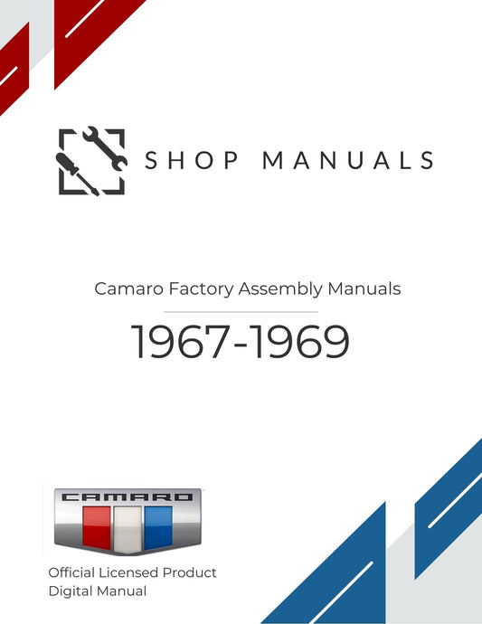 1967-1969 Camaro Factory Assembly Manuals