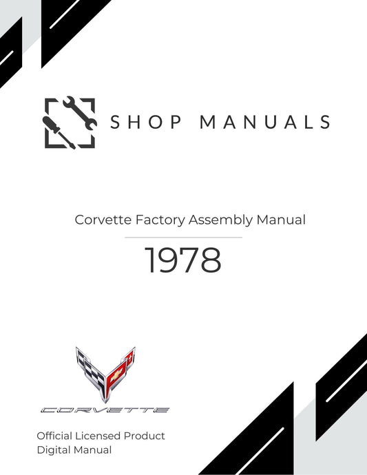 1978 Corvette Factory Assembly Manual