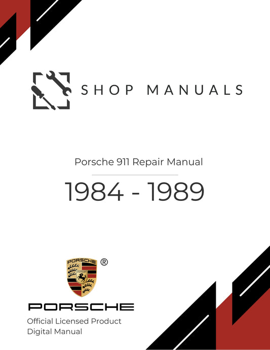 1984 - 1989 Porsche 911 Repair Manual