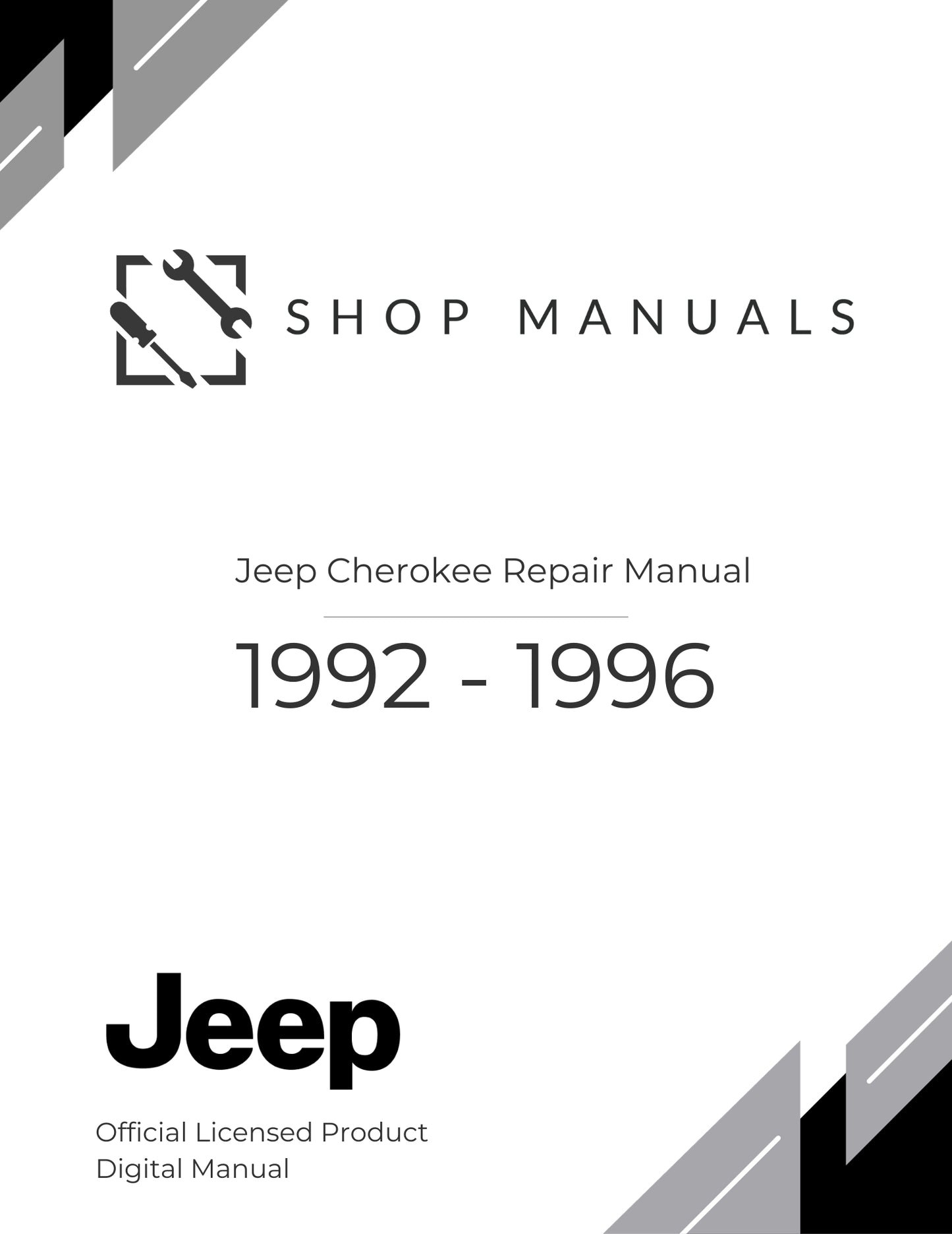 1992 - 1996 Jeep Cherokee Repair Manual
