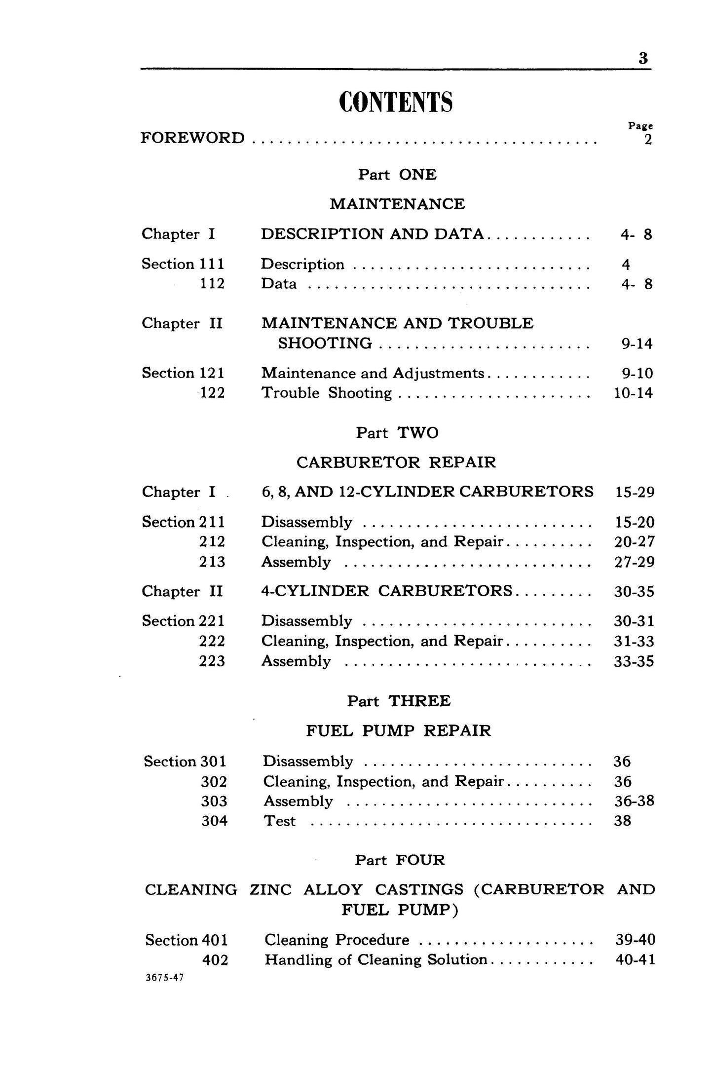 1938-1948 Ford, Lincoln, Mercury Service Bulletins Repair Manual
