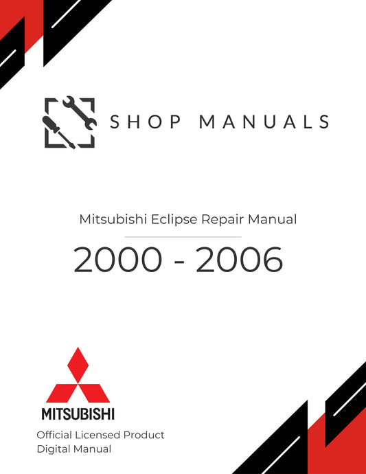 2000 - 2006 Mitsubishi Eclipse Repair Manual