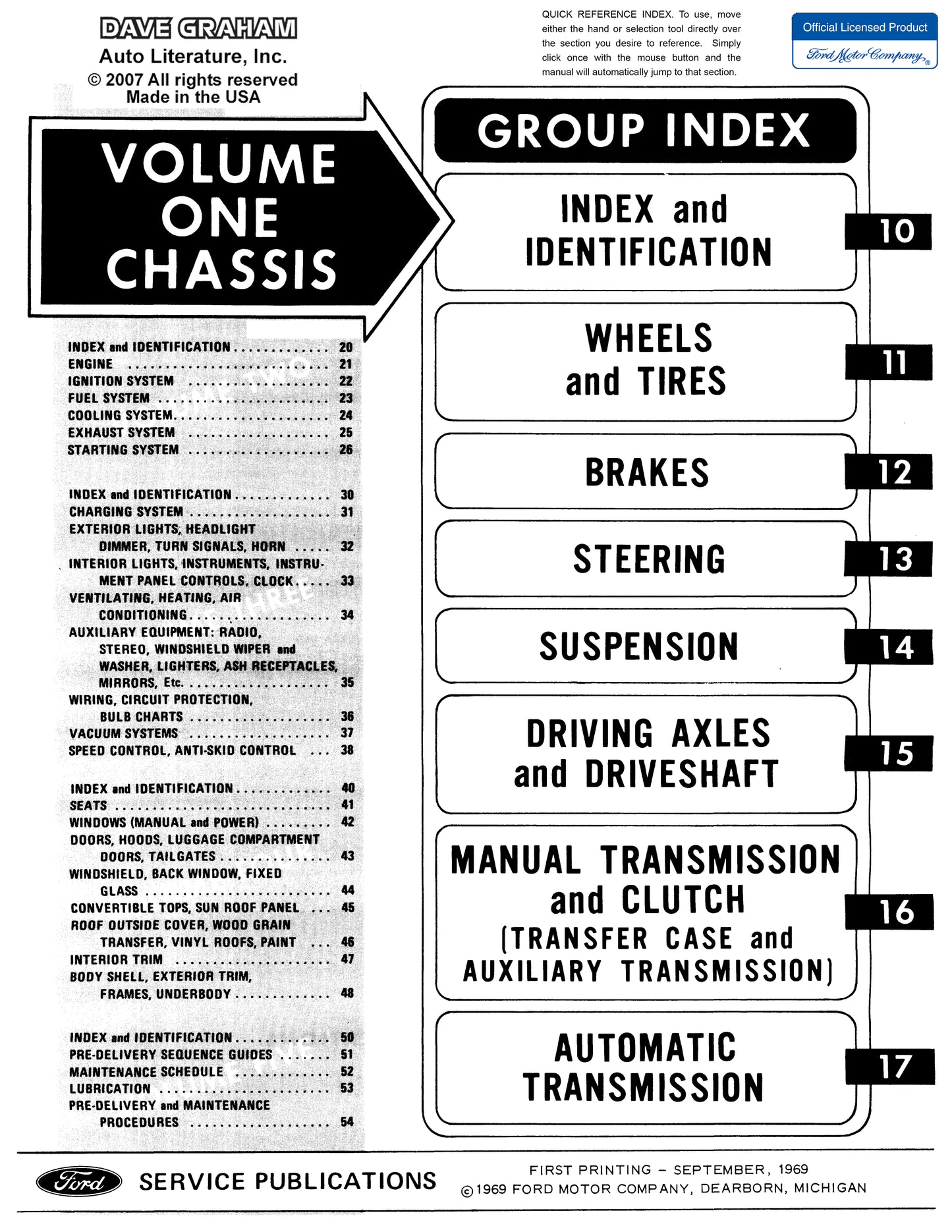 1970 Ford Truck - Shop Manuals