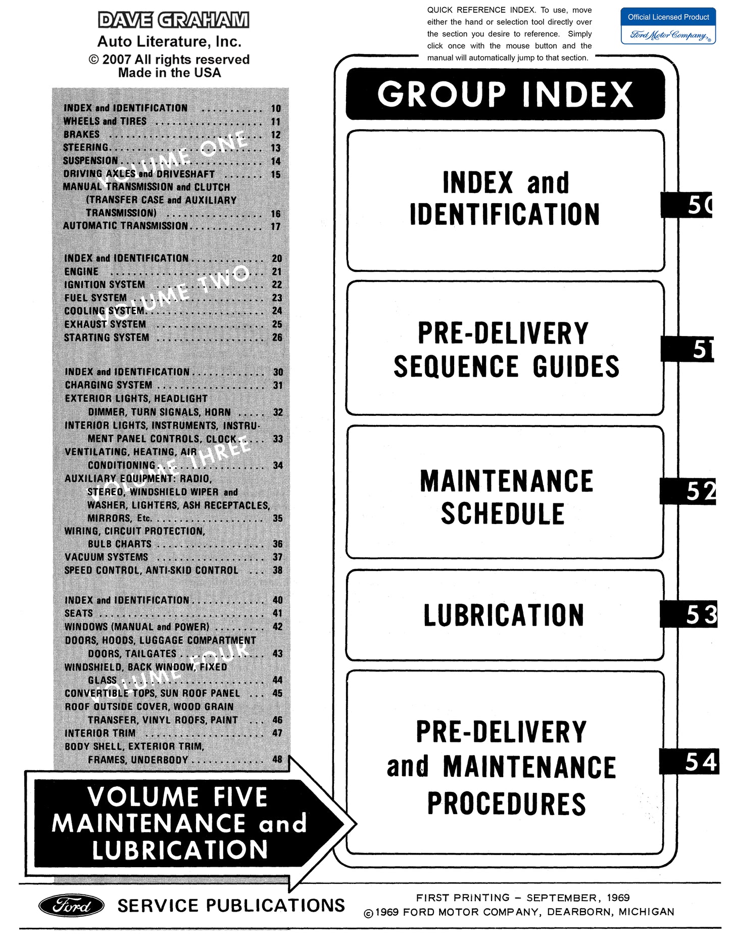 1970 Ford Truck - Shop Manuals