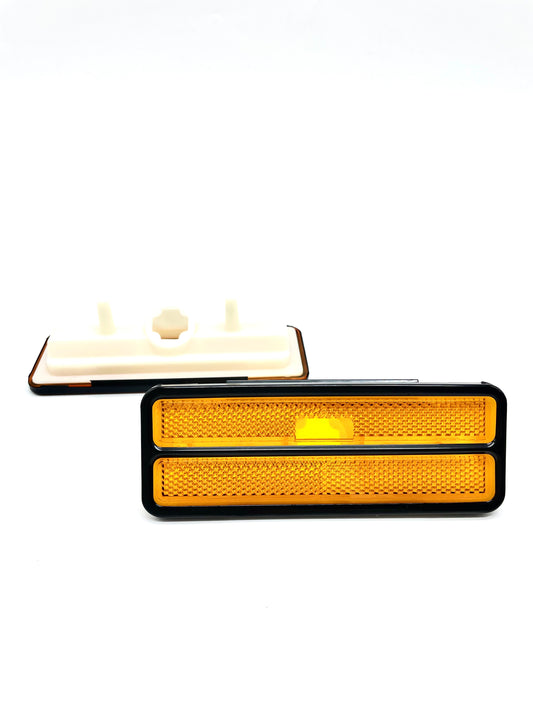1978-1981 Camaro Front Side Marker Lamps, Lens and Bezel, Sold individually